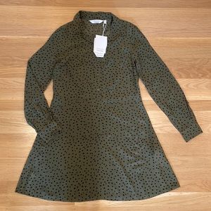 NWT Green dot, & Other Stories long sleeve dress, size US 6